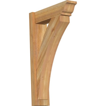 Ekena Millwork Thorton Rough Sawn Traditional Outlooker, Western Red Cedar, 6"W x 20"D x 32"H OUT06X20X32THR01RWR